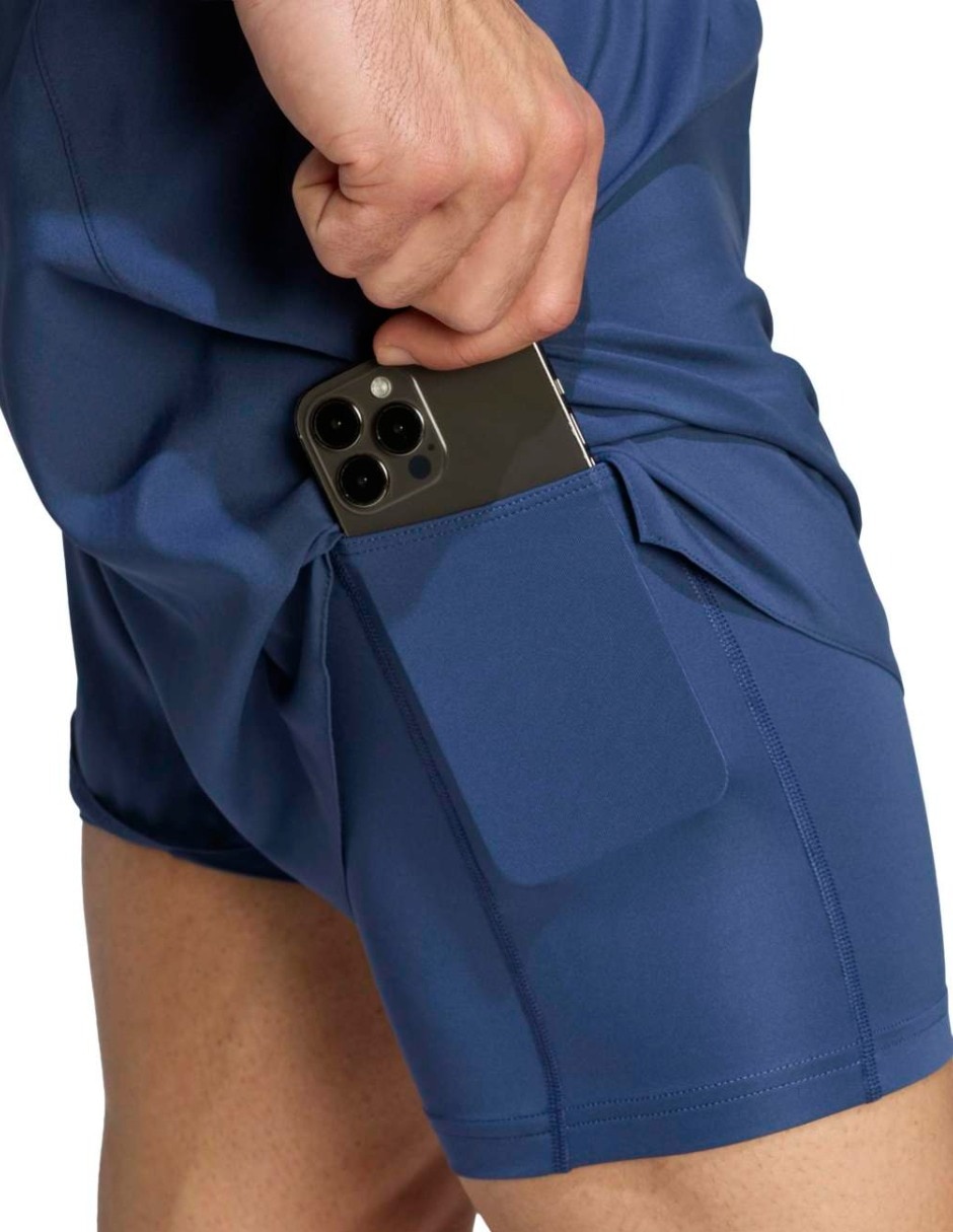 Short Adidas con bolsillos para correr hombre