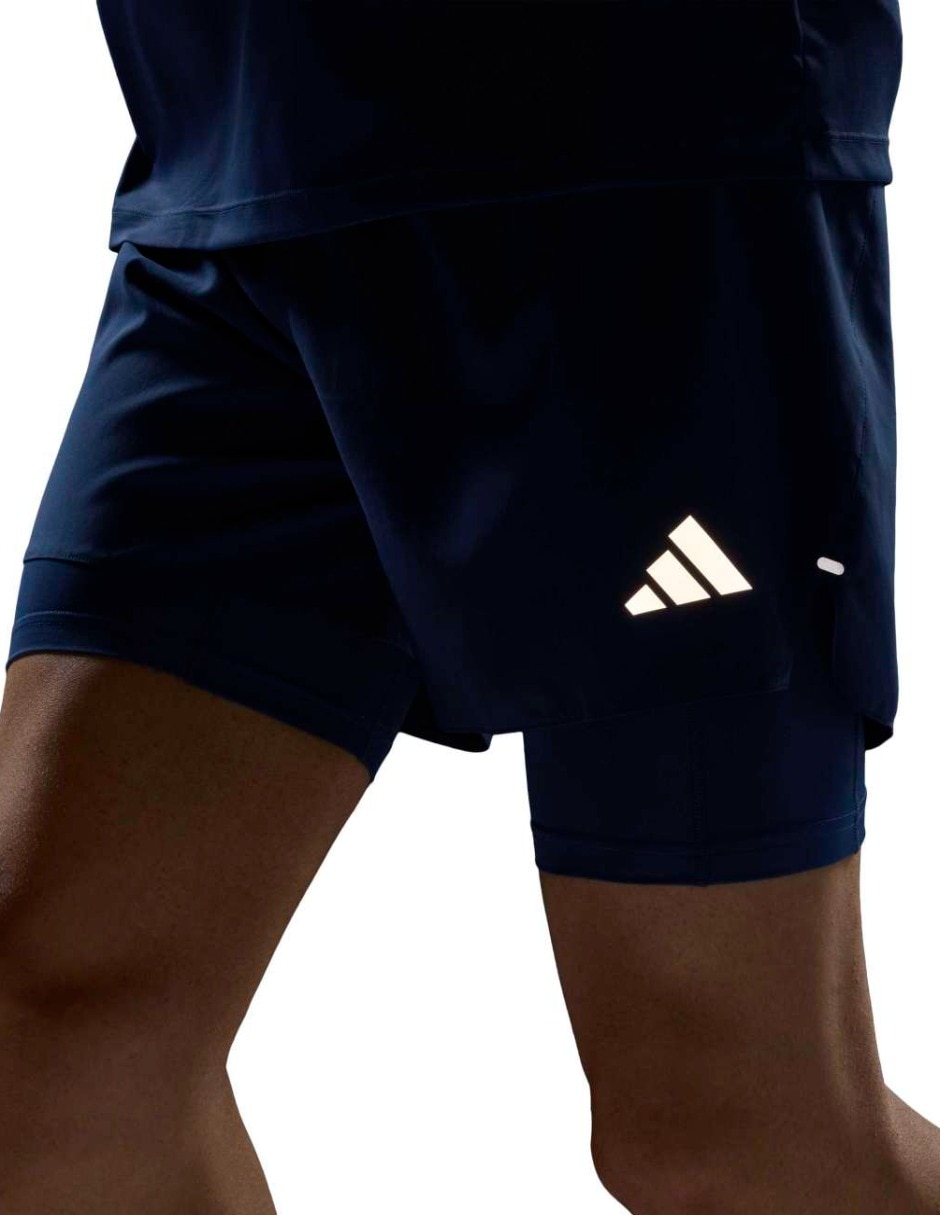 Short Adidas con bolsillos para correr hombre
