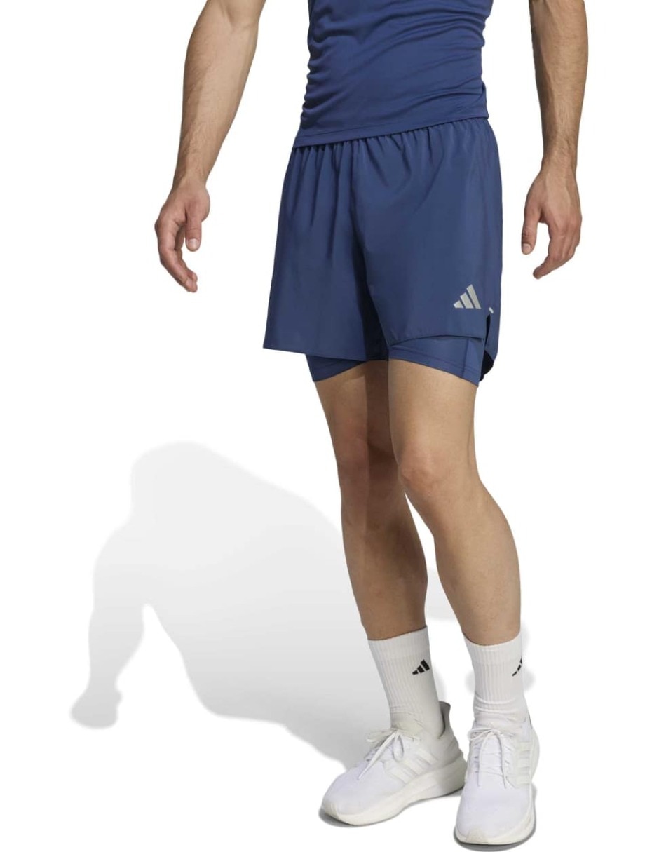 Short Adidas con bolsillos para correr hombre