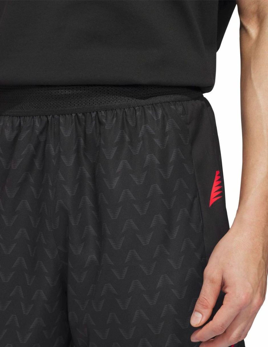 Short adidas con bolsillos para básquetbol hombre