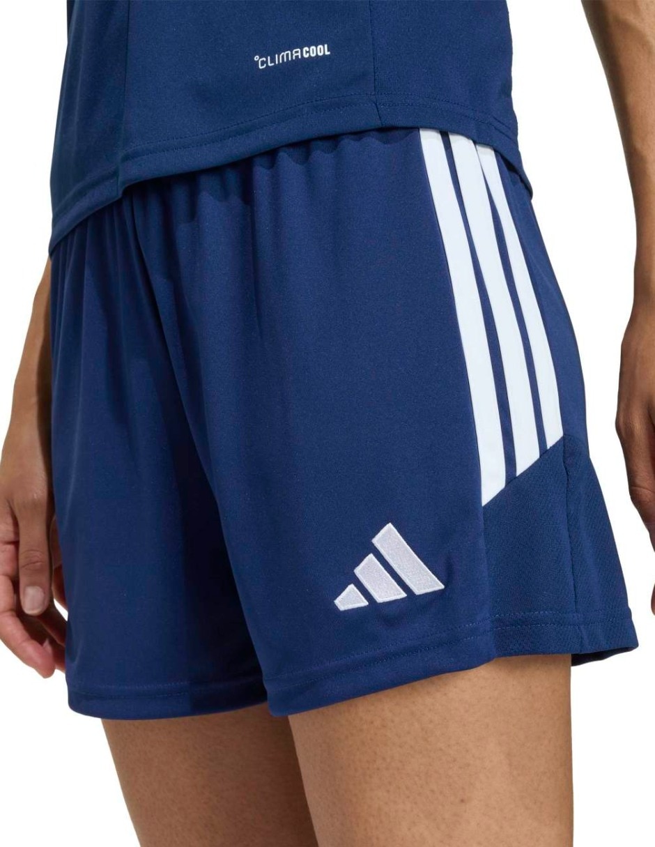 Short adidas con bolsillos para fútbol mujer