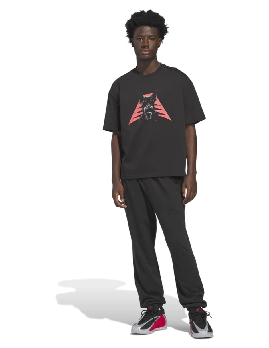 Playera deportiva para básquetbol Adidas de hombre