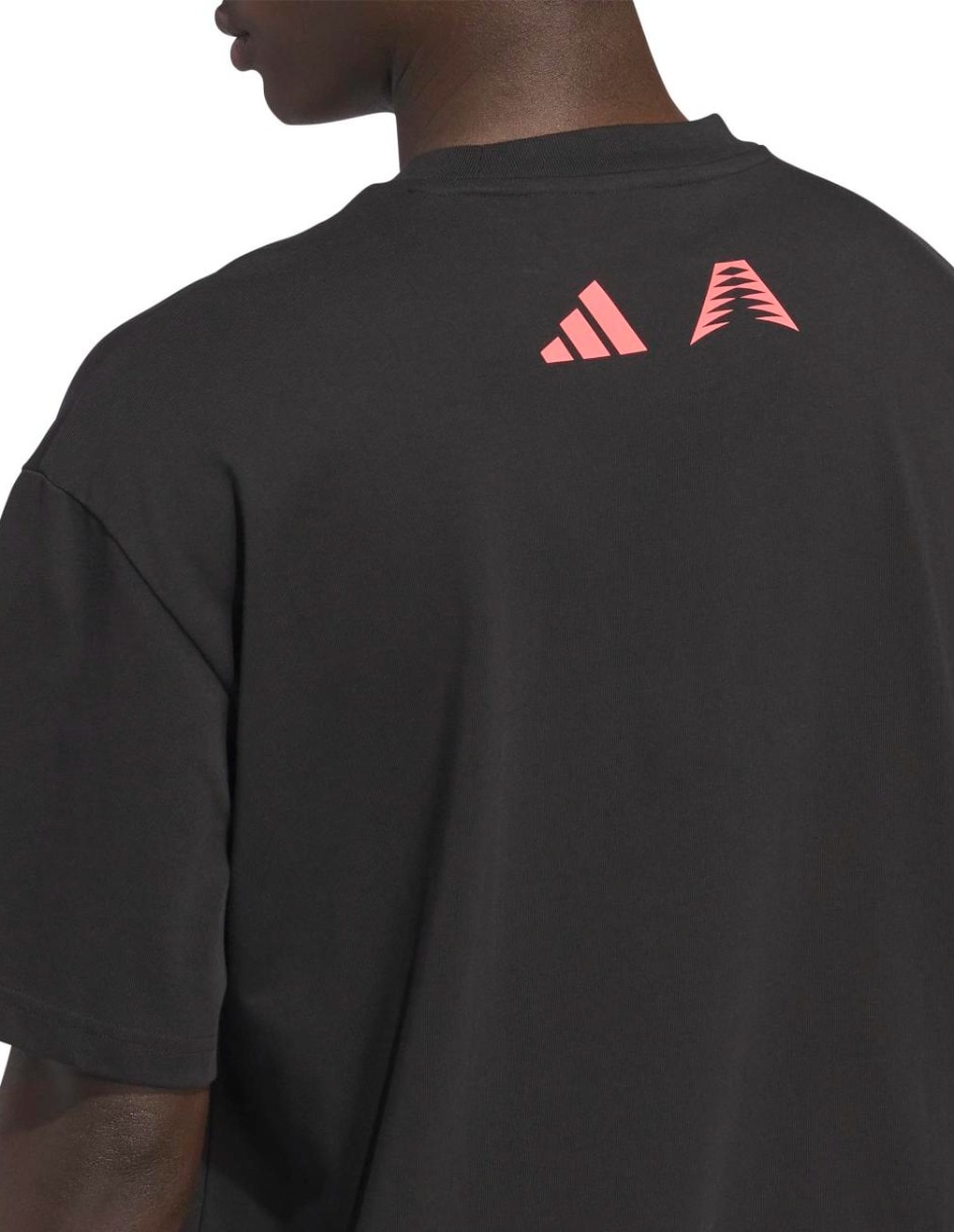 Playera deportiva para básquetbol Adidas de hombre