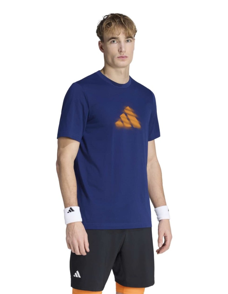 Playera deportiva con raqueta Adidas de hombre