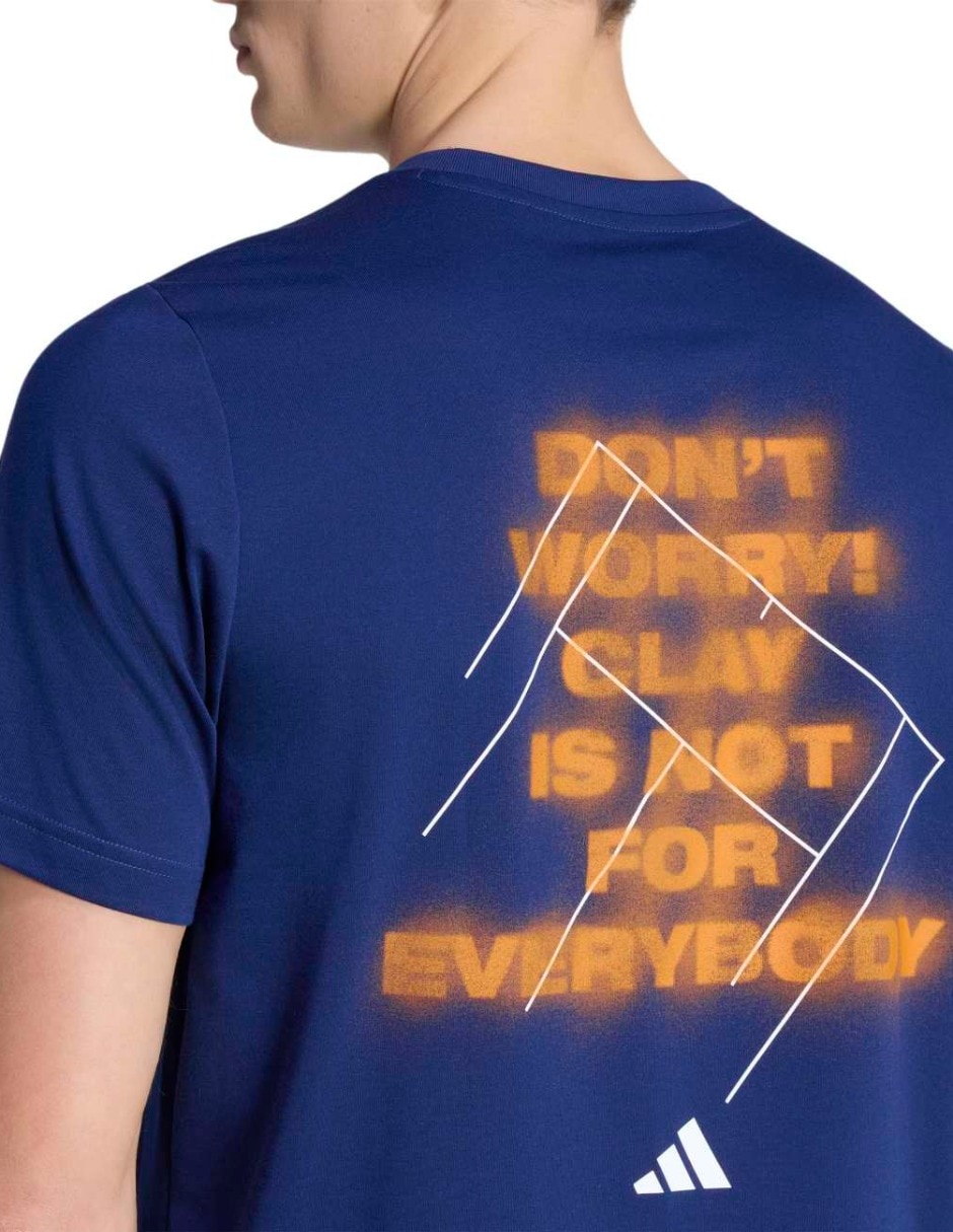 Playera deportiva con raqueta Adidas de hombre