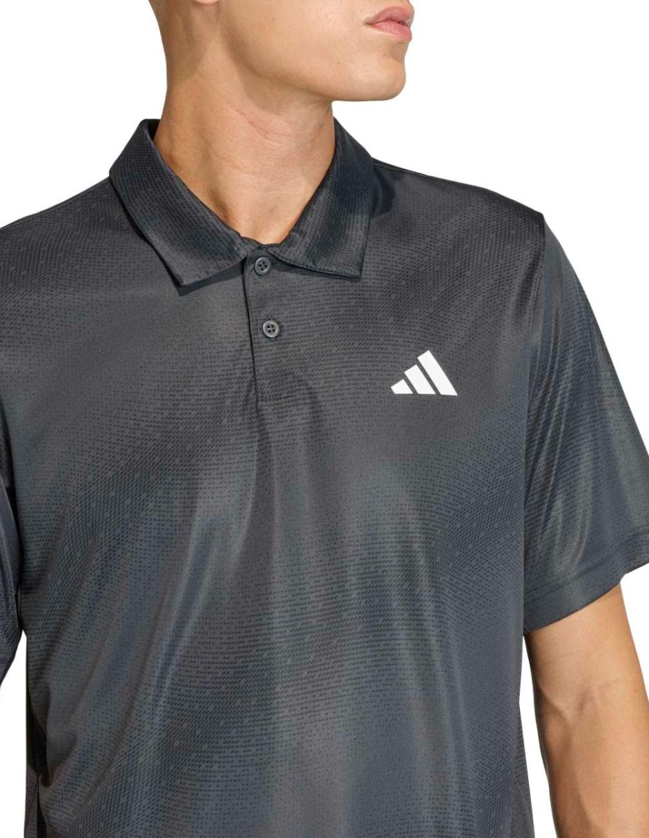 Playera tipo polo entrenamiento Adidas para hombre