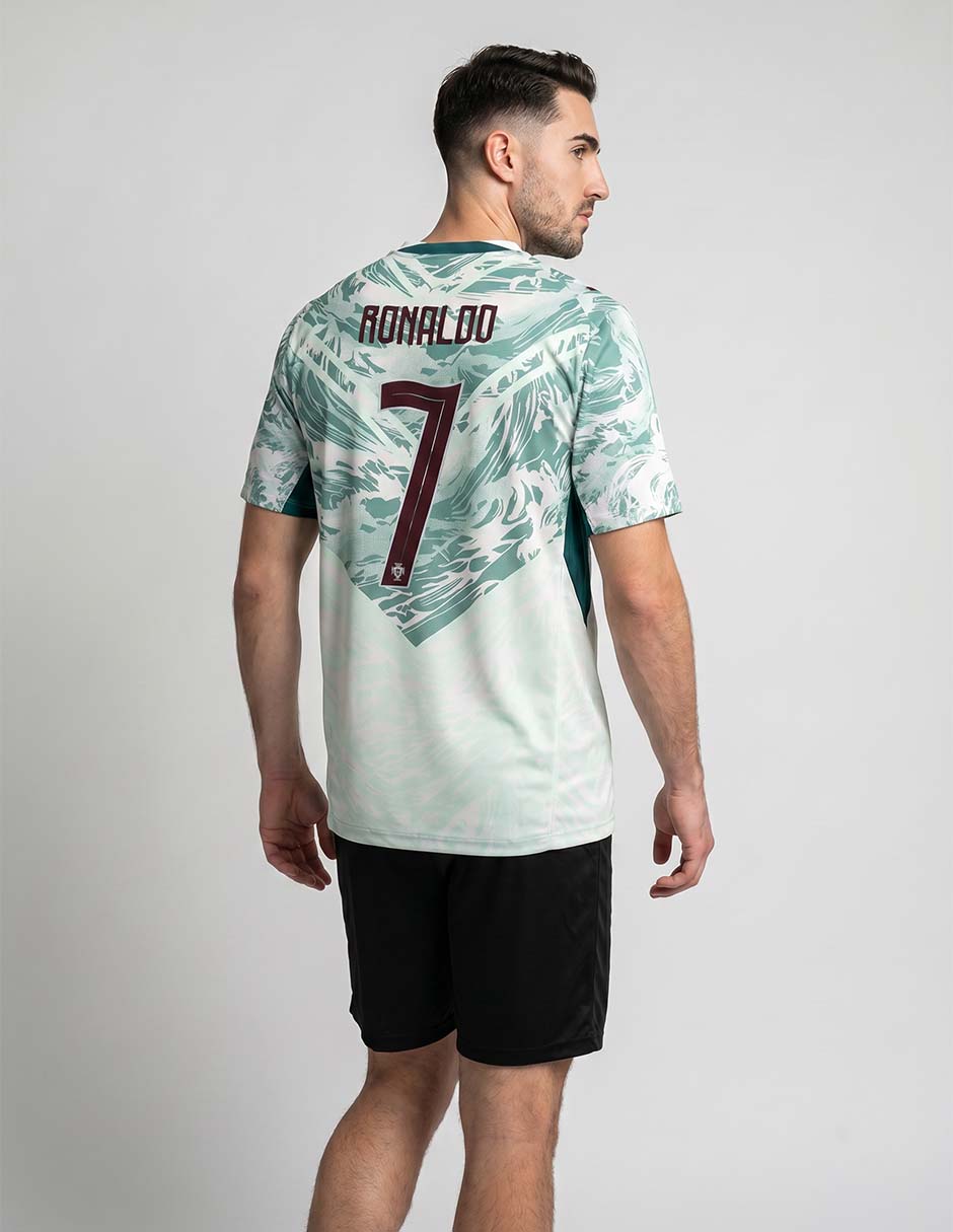 Jersey de Selección de Fútbol de Portugal visitante manga corta Mundial Puma jugador para hombre