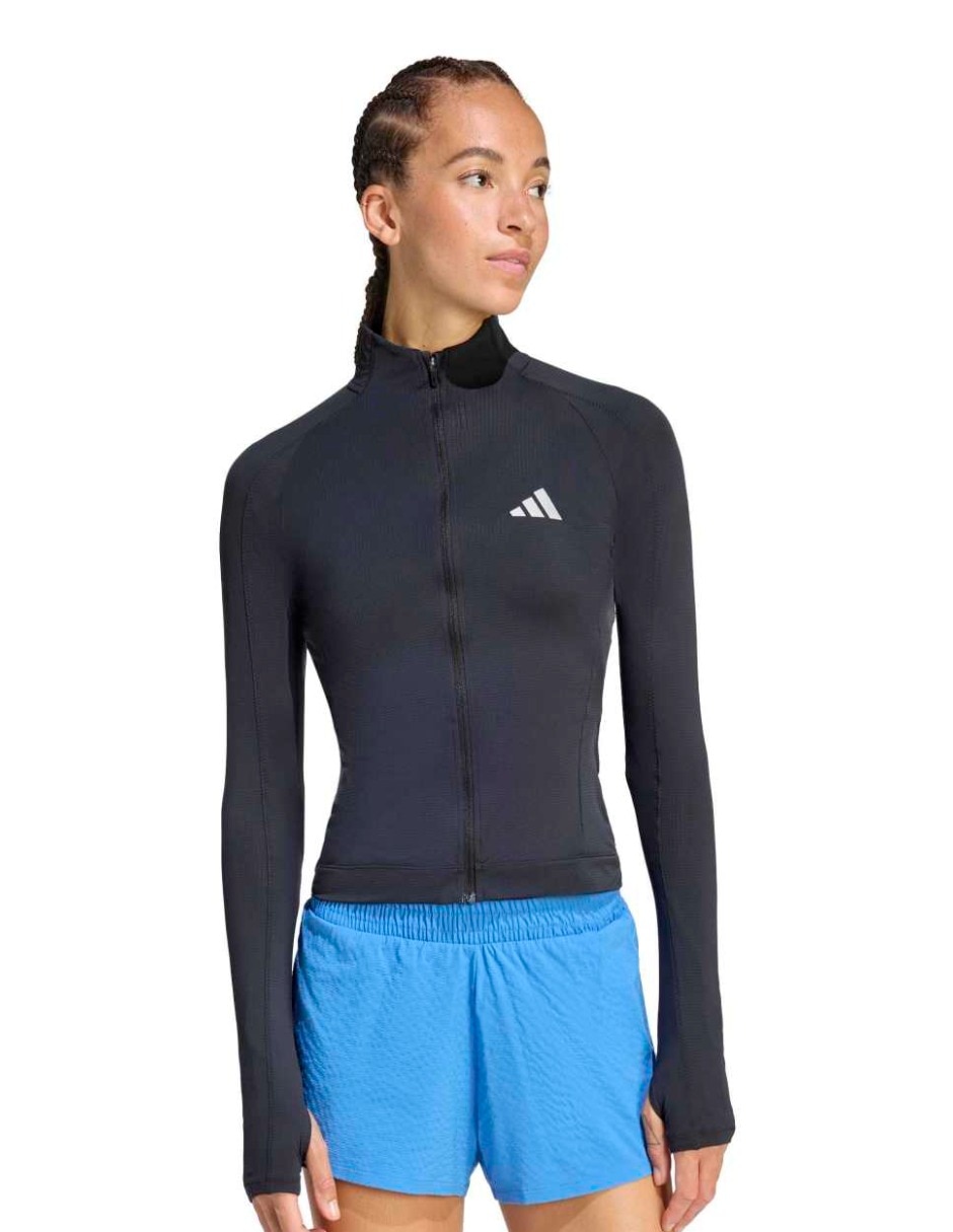 Chamarra para correr Adidas para mujer