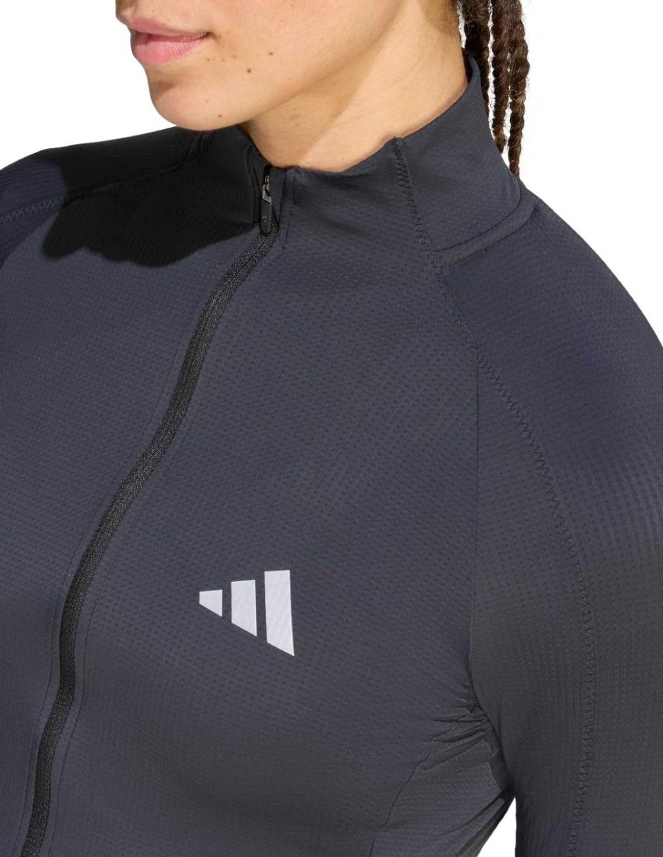 Chamarra para correr Adidas para mujer