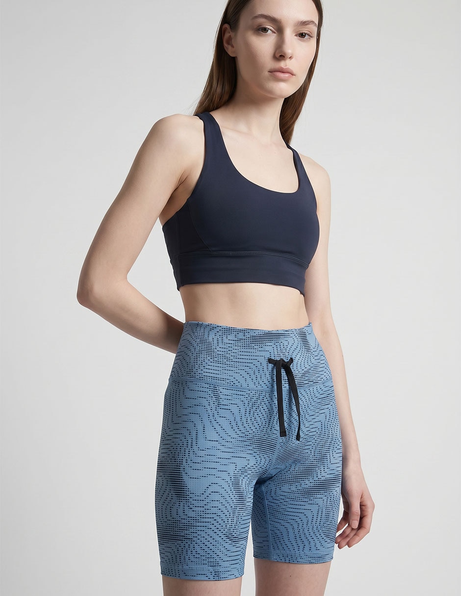 Short Biker Sin Diseño Para Correr Mujer 3