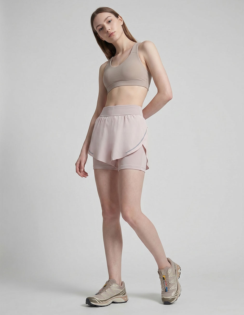 Short Con Malla Con Malla Para Correr Mujer 4