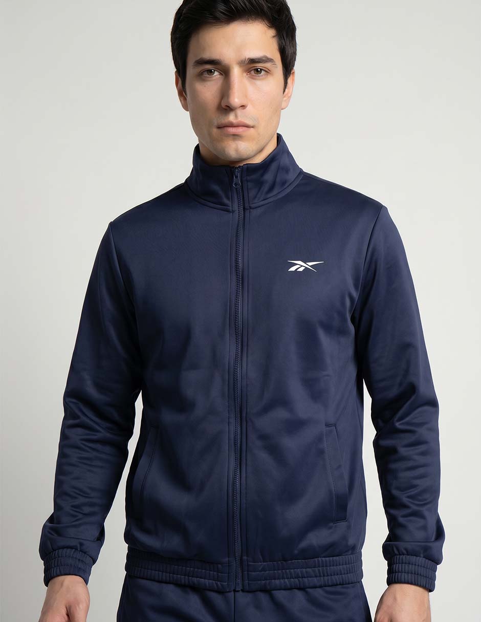 Conjunto deportivo regular Reebok con cierre para hombre