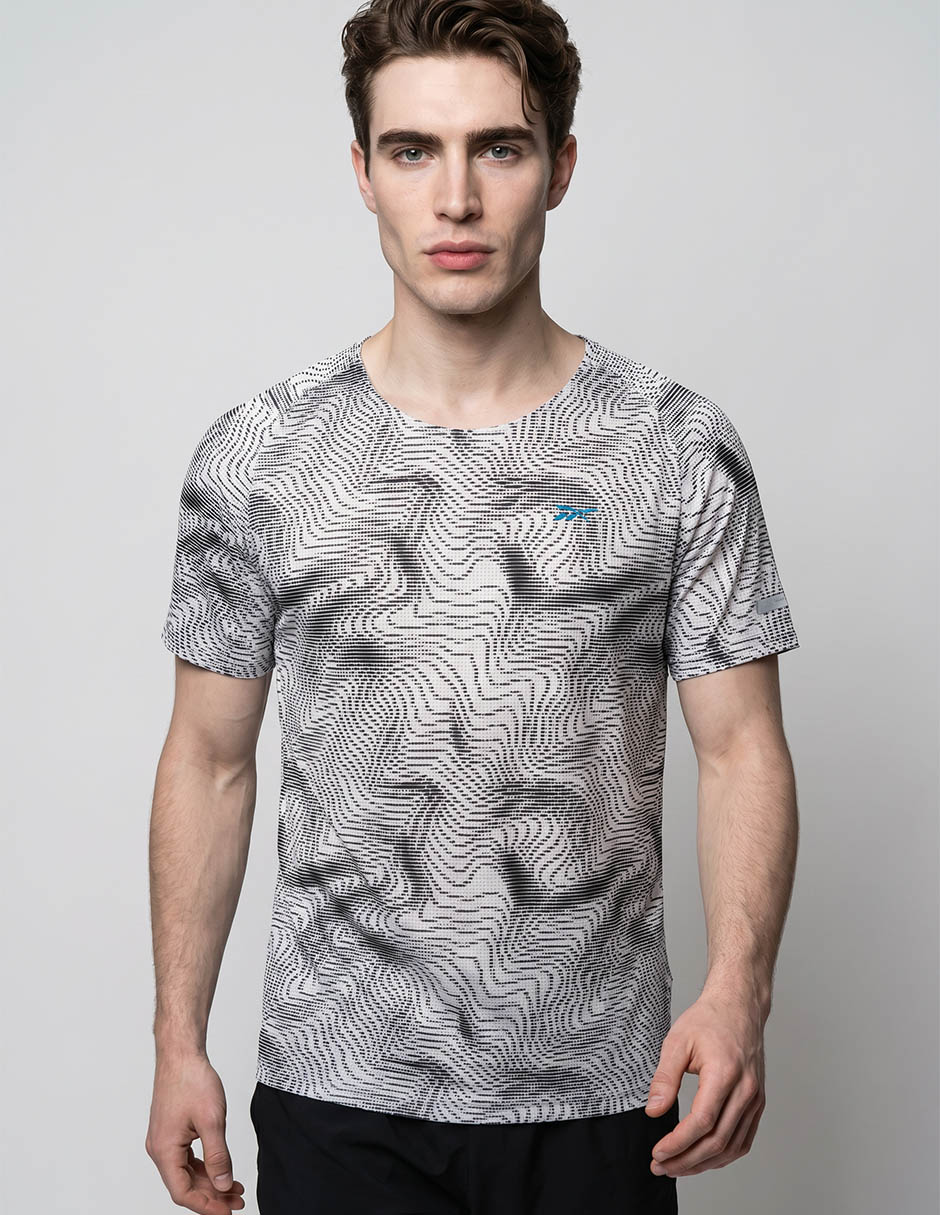 Playera deportiva para correr Reebok para hombre