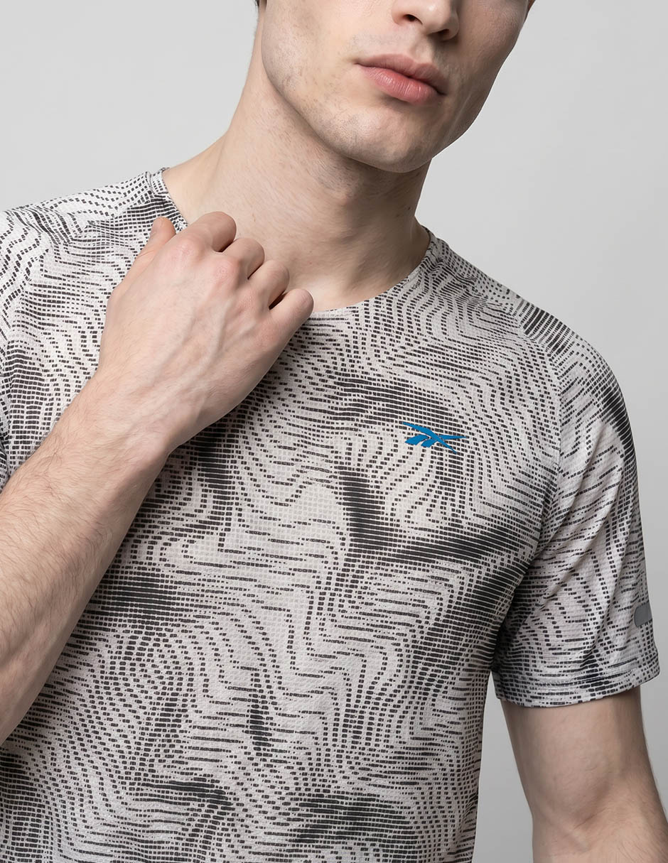 Playera deportiva para correr Reebok para hombre