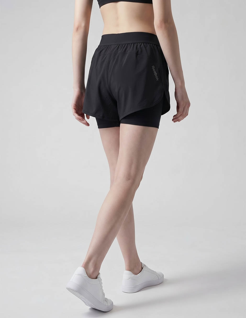Short con malla para correr mujer 2