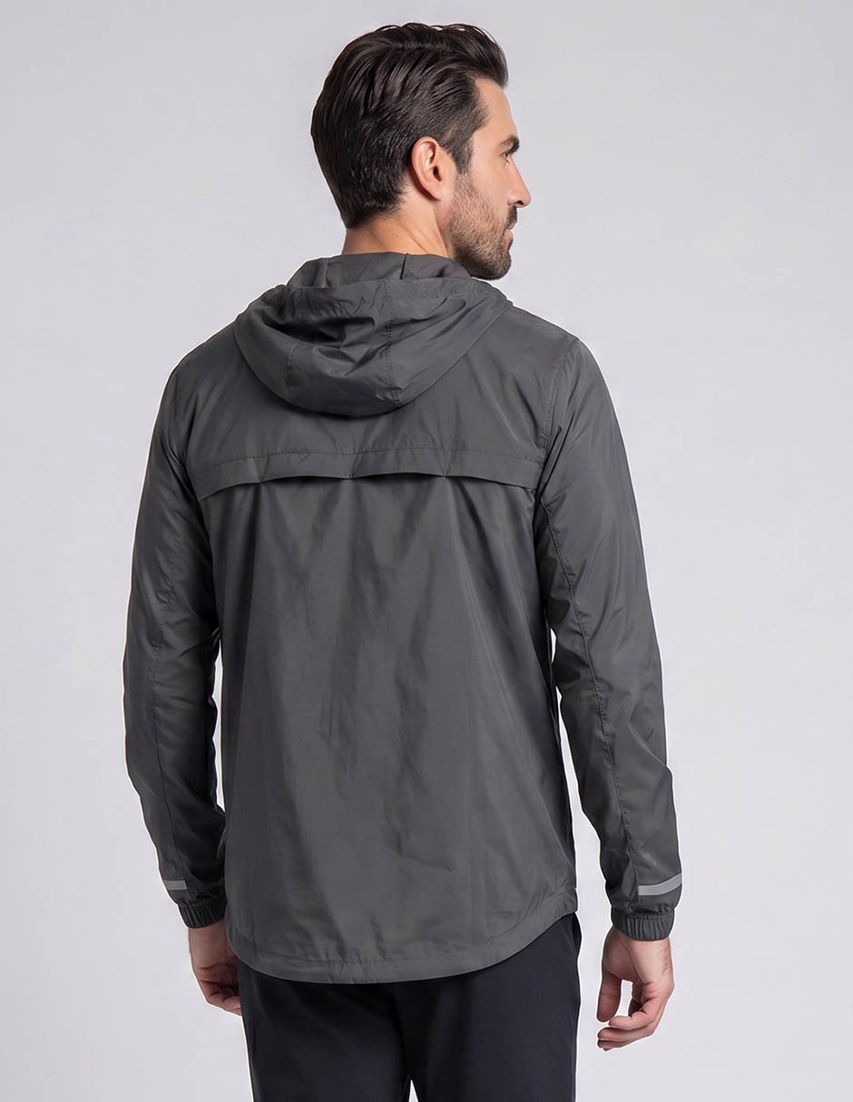 Chamarra para correr Reebok de hombre