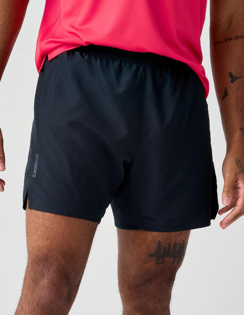 Short con malla para correr hombre