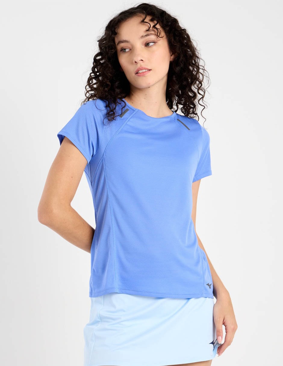 Playera deportiva para correr mizude mujer Playera deportiva para correr mizude mujer