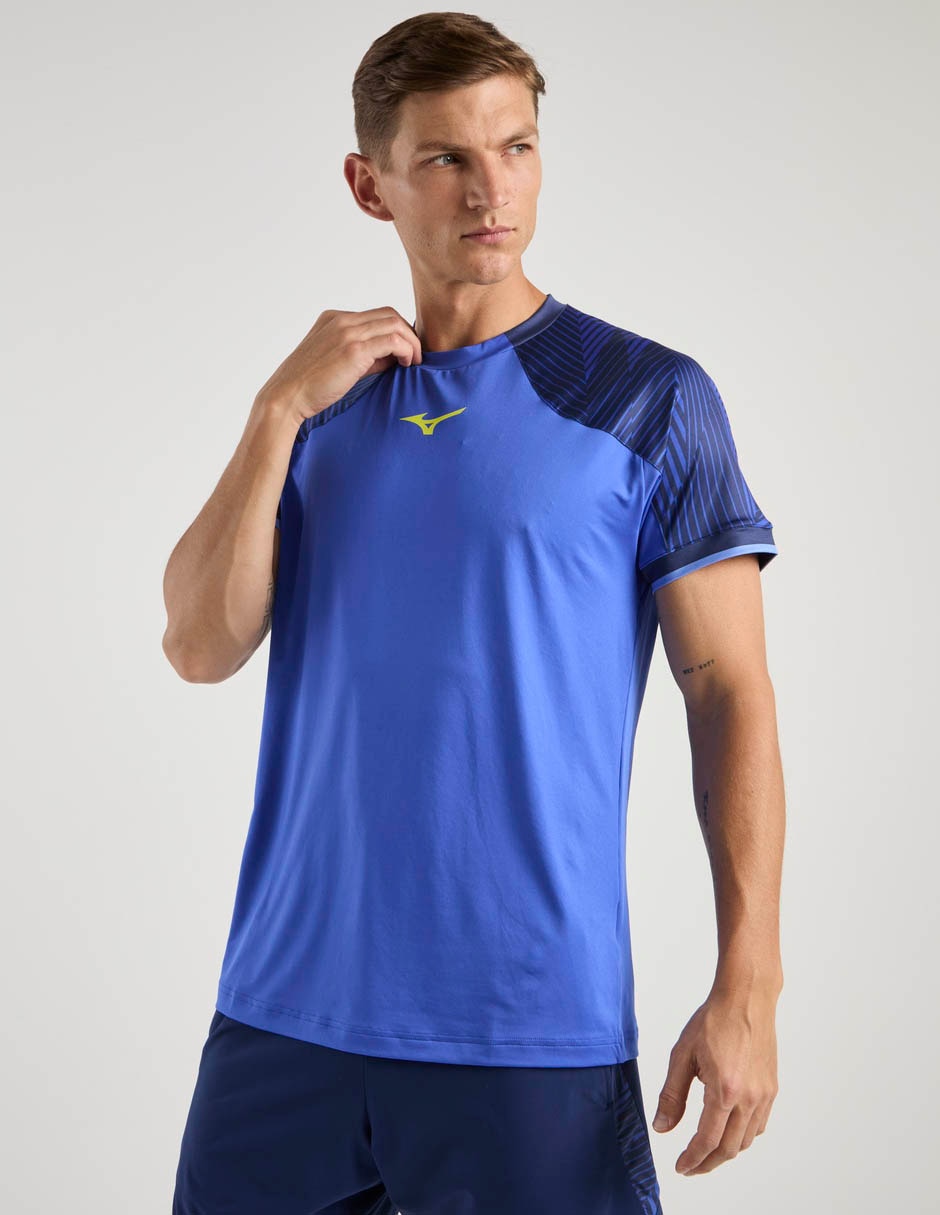 Playera deportiva para tennis mizude hombre