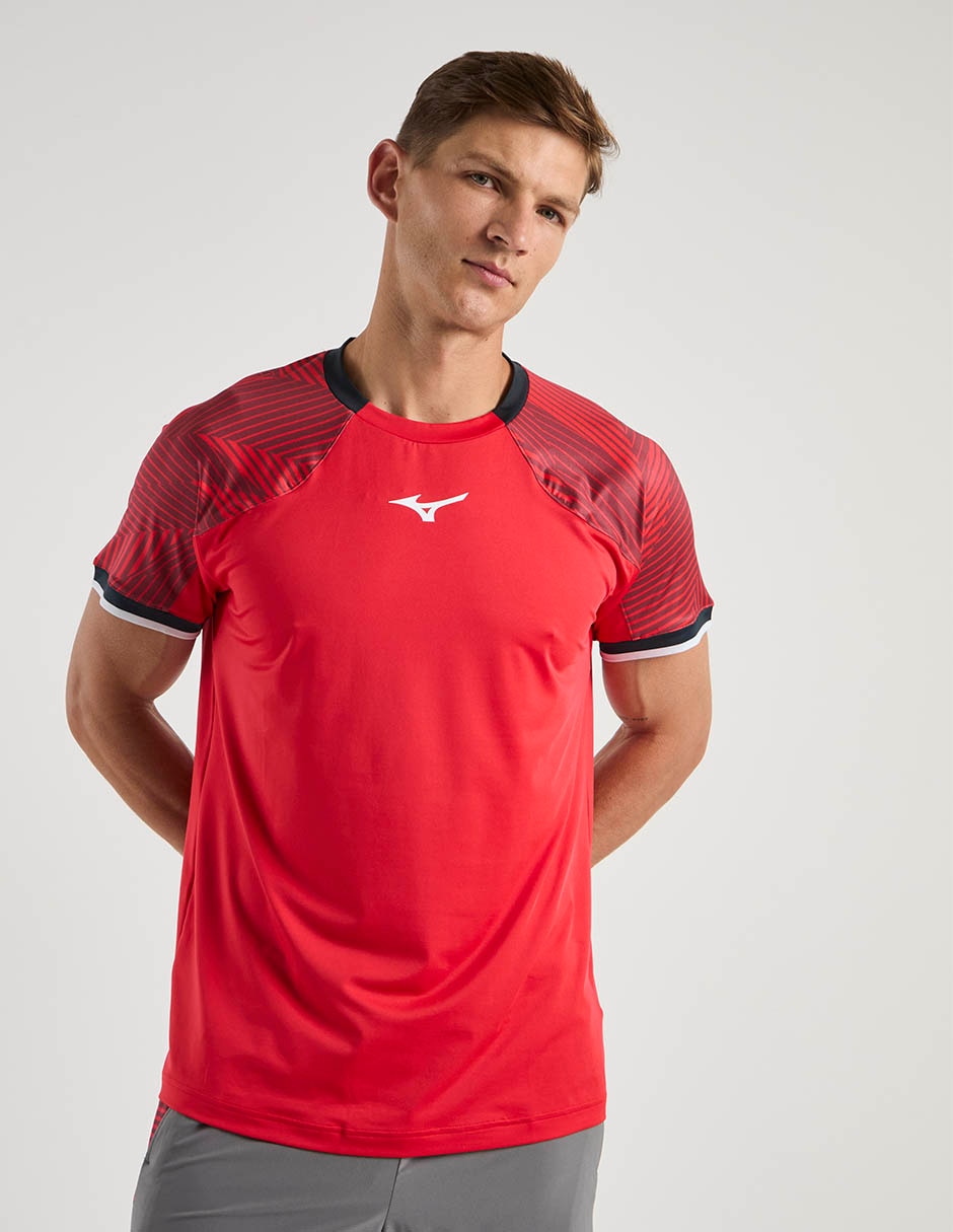 Playera deportiva para tennis mizude hombre