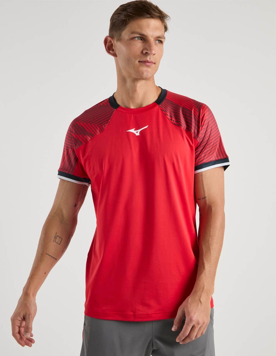 Playera deportiva para tennis mizude hombre