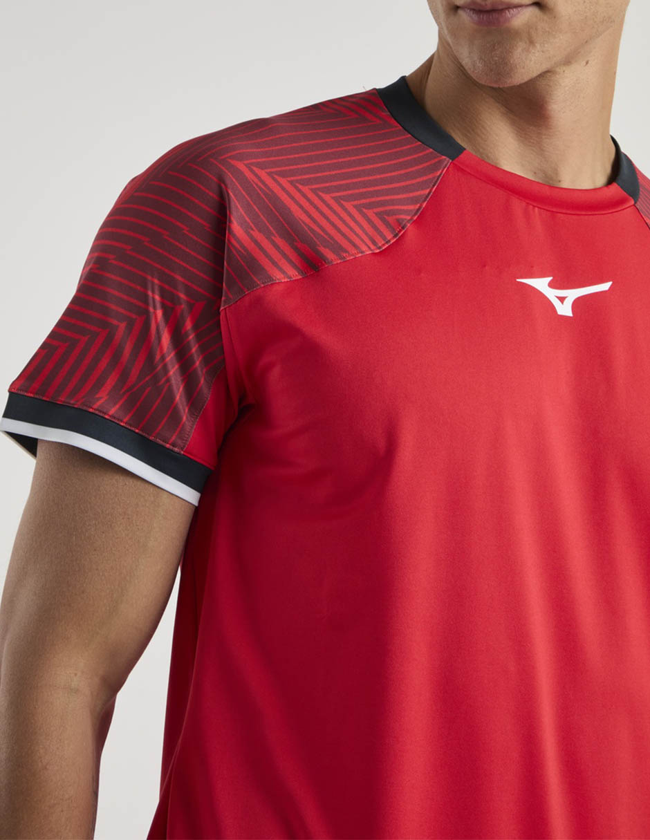 Playera deportiva para tennis mizude hombre