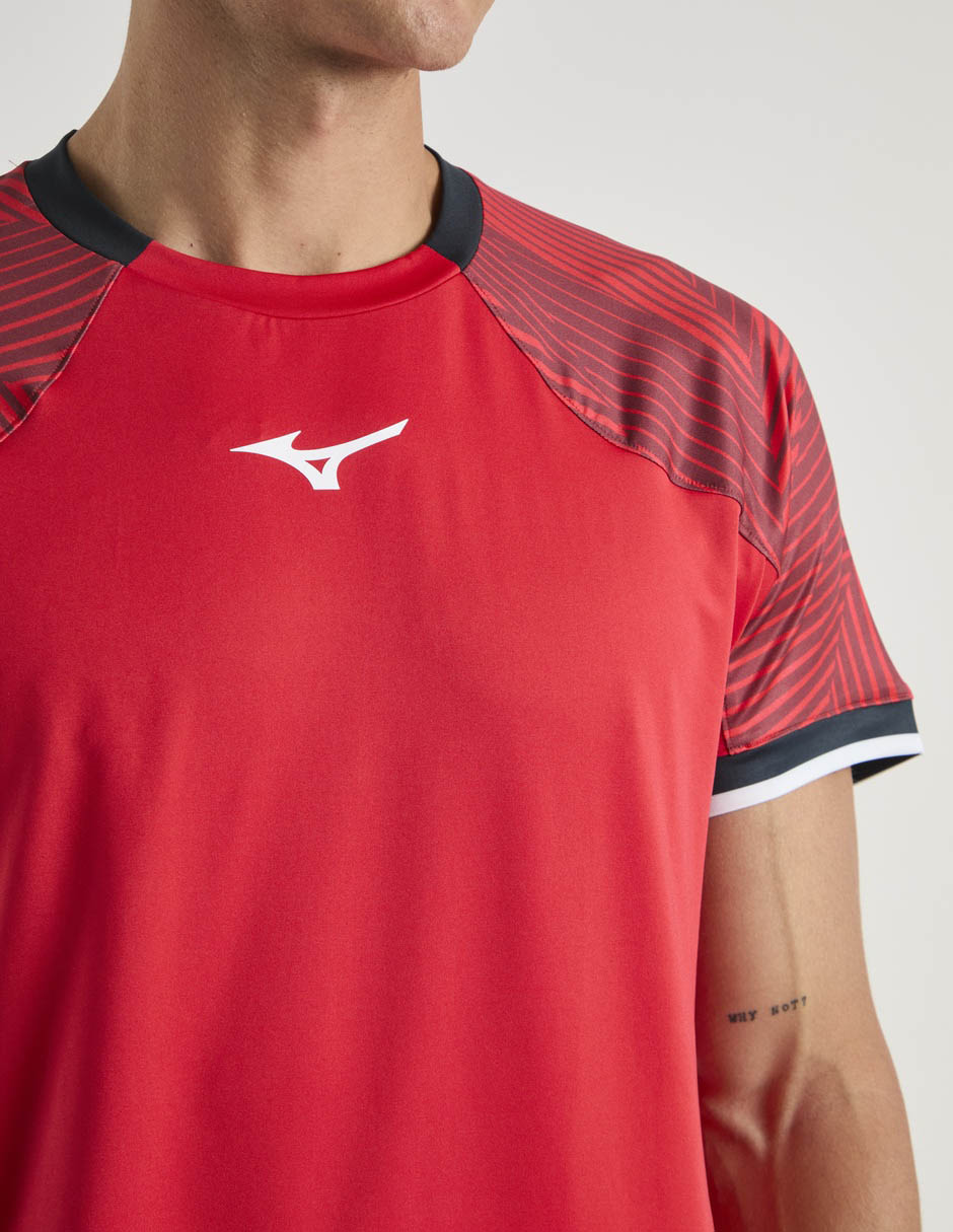 Playera deportiva para tennis mizude hombre