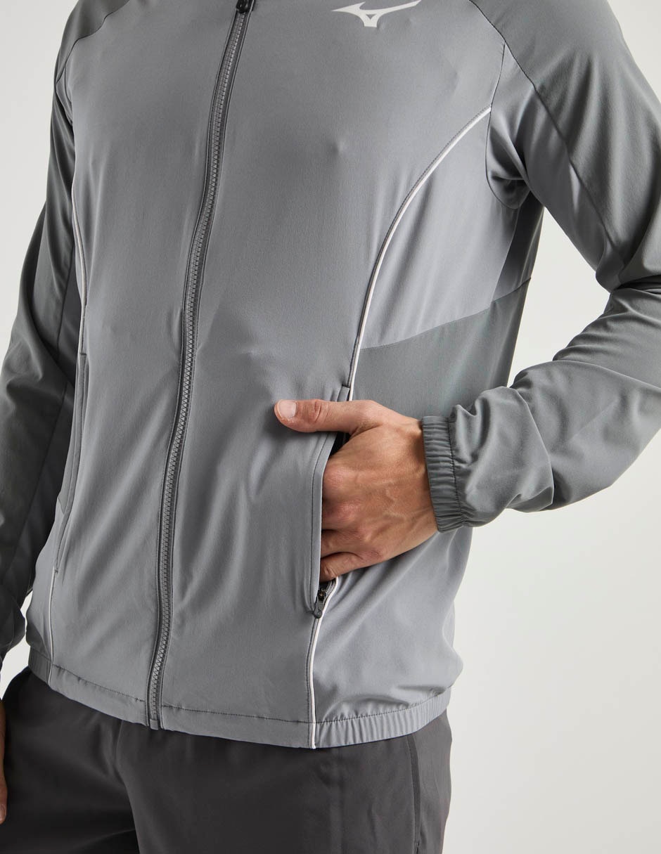 Chamarra impermeable para tennis mizujackets para hombre