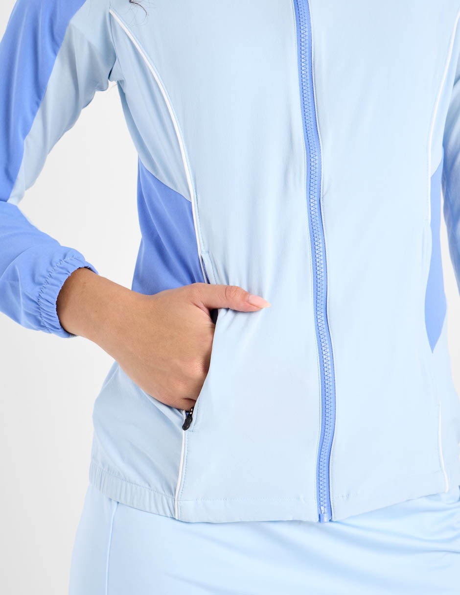 Chamarra impermeable para tennis mizujackets para mujer 5