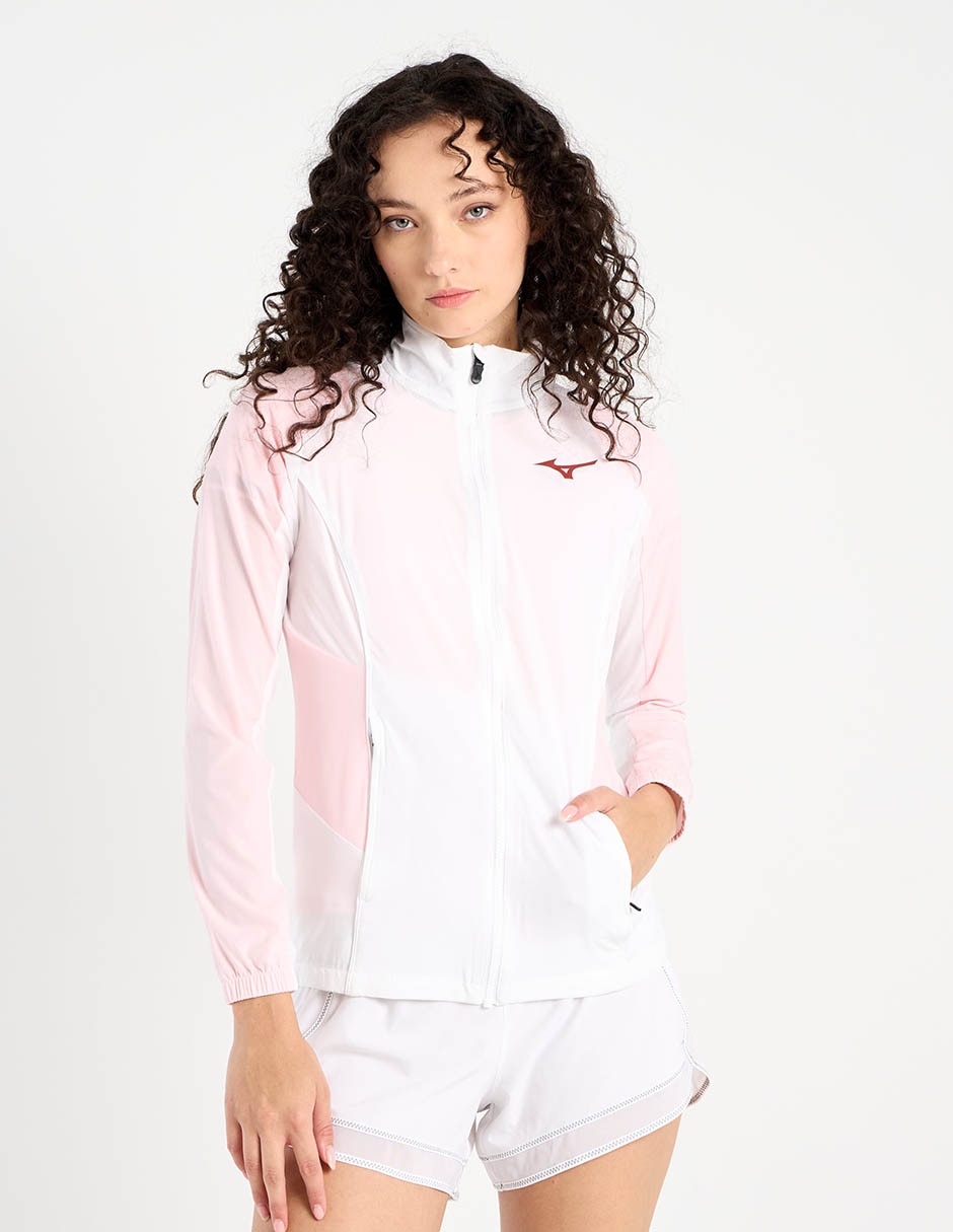 Chamarra impermeable para tennis mizujackets para mujer