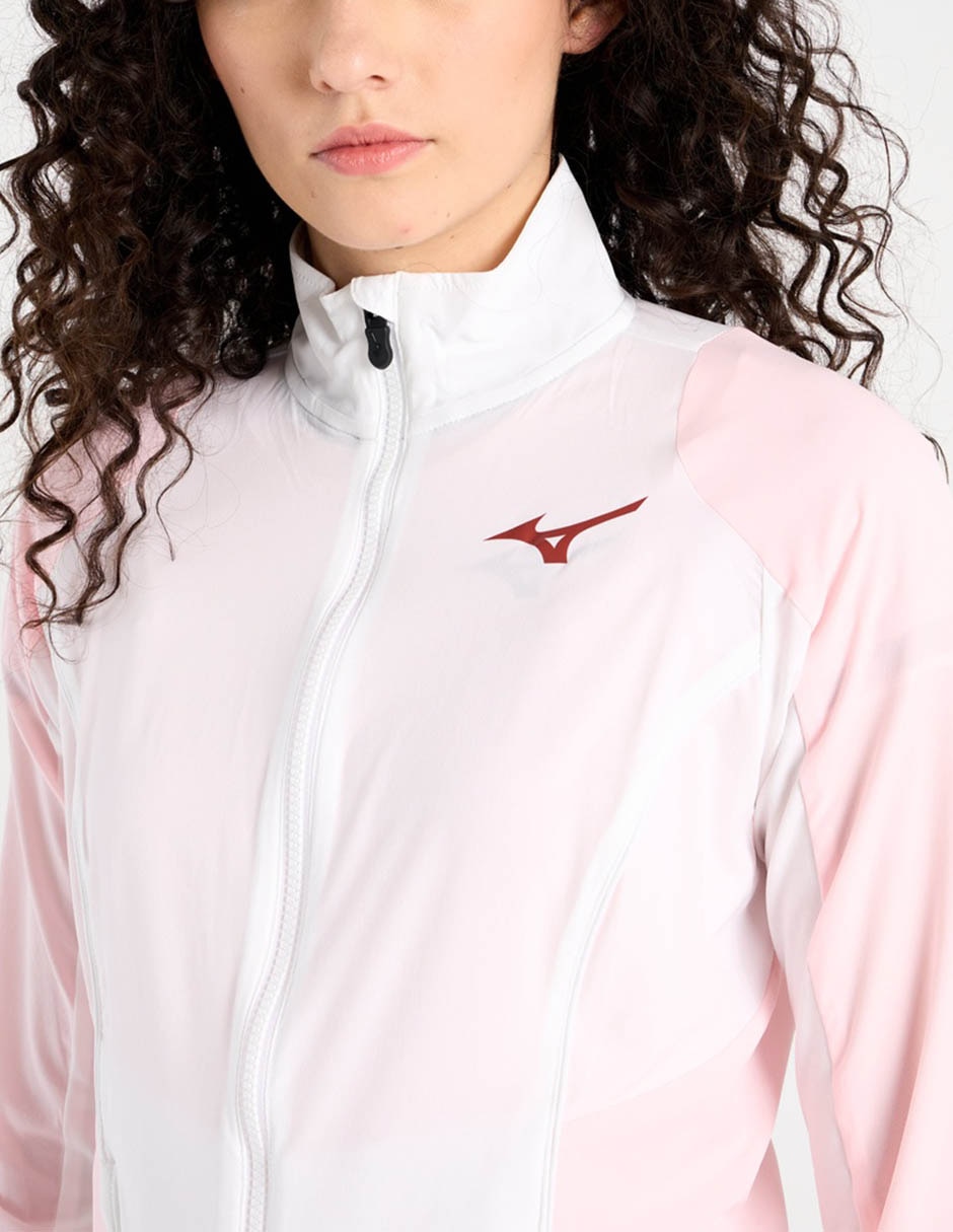 Chamarra impermeable para tennis mizujackets para mujer