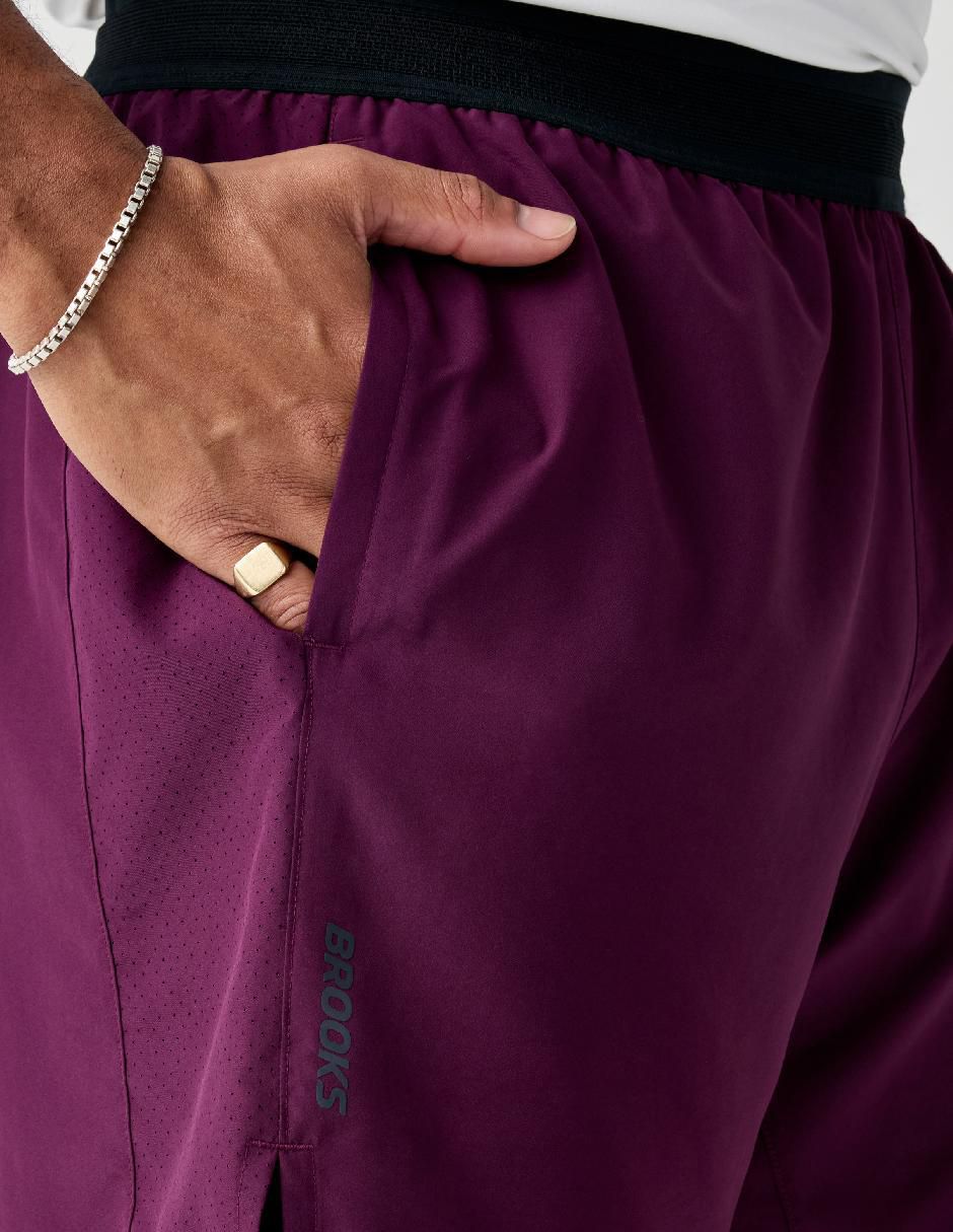 Short con malla para correr hombre