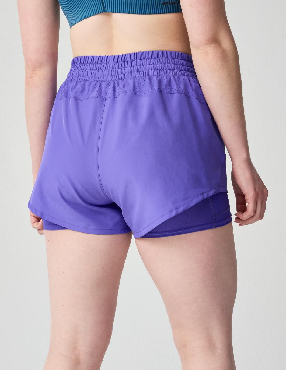 Short con malla para correr mujer 2