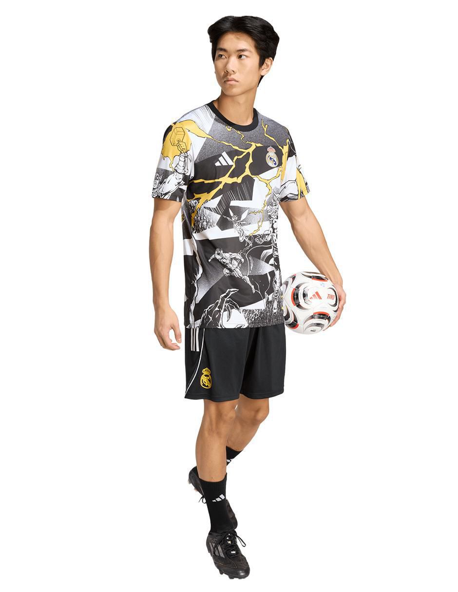 Jersey de Real Madrid Club de Fútbol entrenamiento Adidas fan para hombre