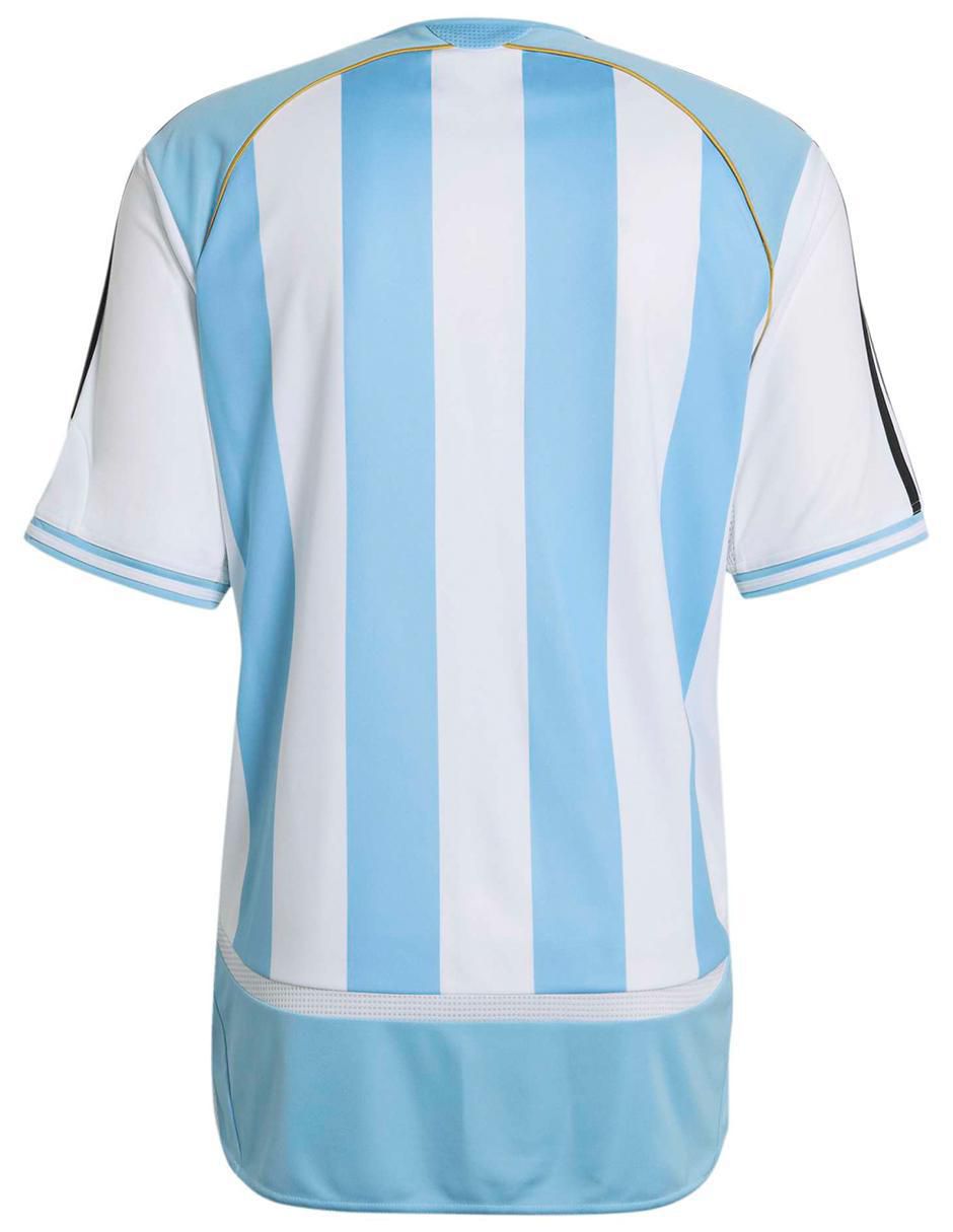 Jersey de selección de futbol de argentina retro local de manga corta adidas para hombre