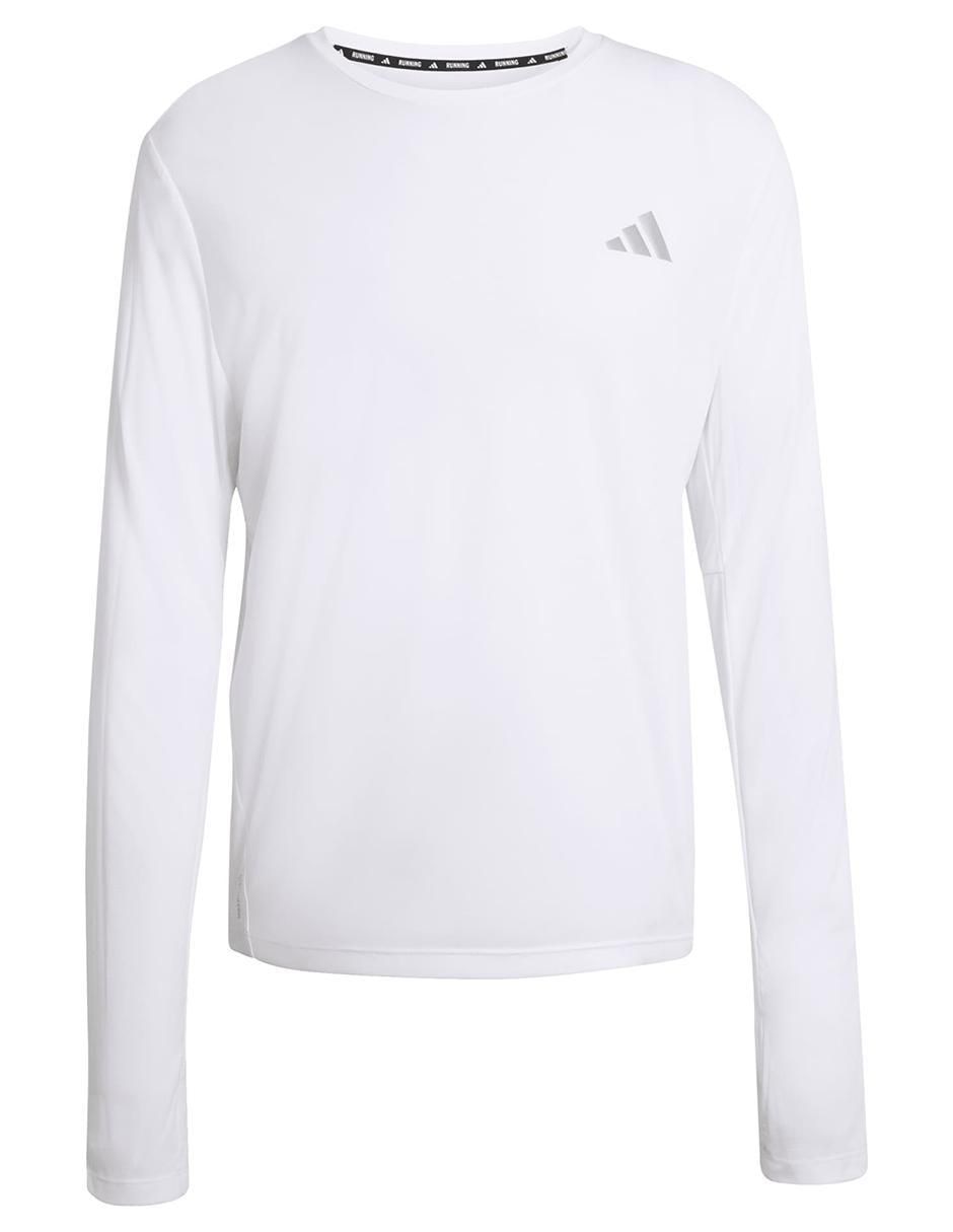Playera deportiva para correr adidas de hombre