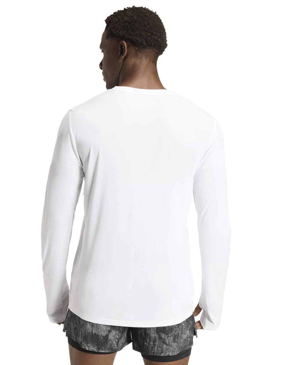 Playera deportiva para correr adidas de hombre