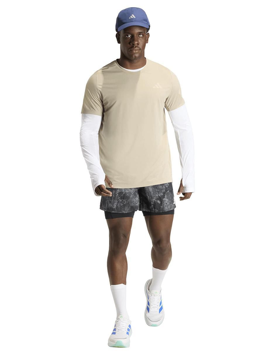 Playera deportiva para correr adidas de hombre