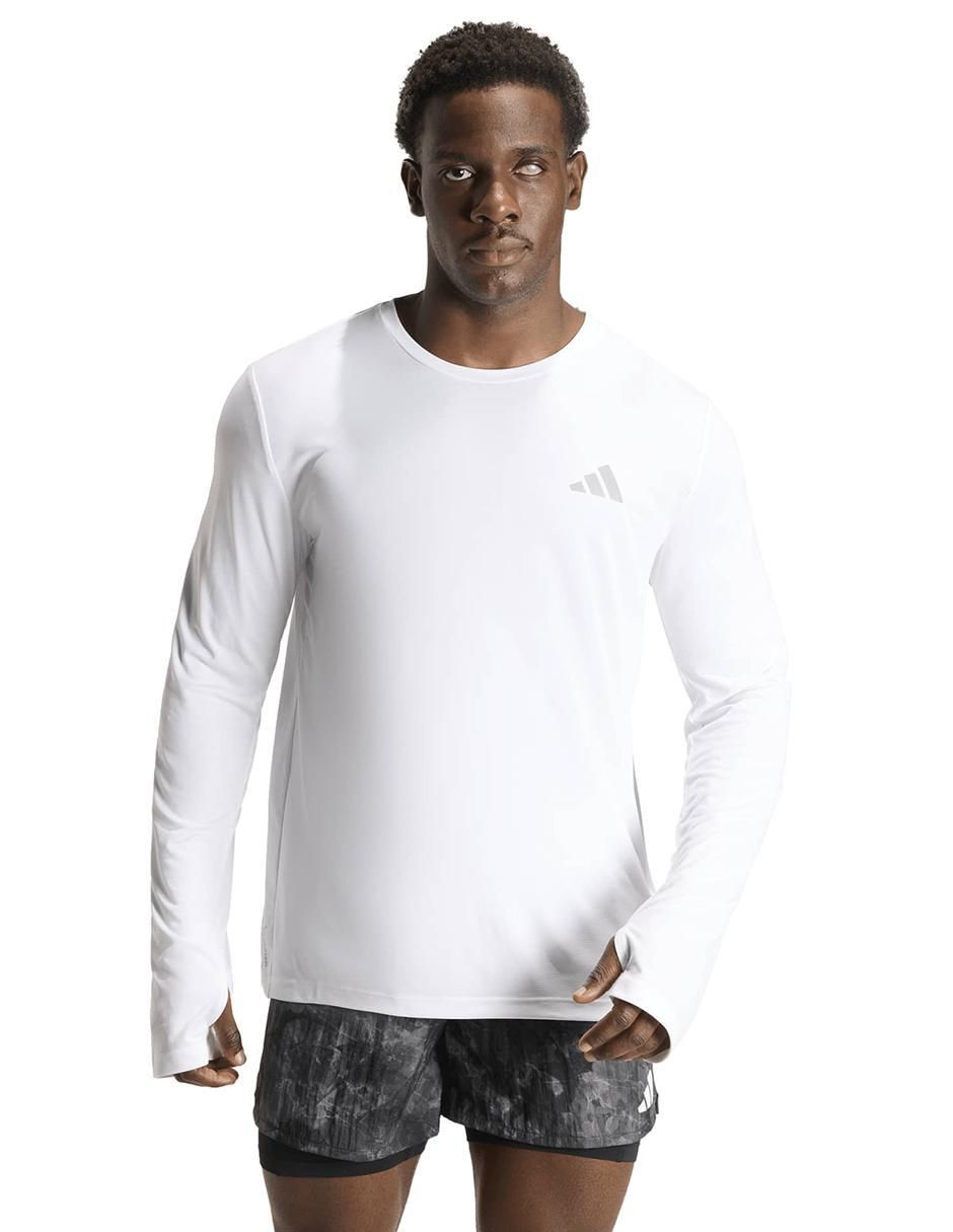 Playera deportiva para correr adidas de hombre