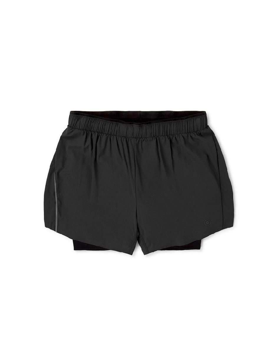 Short con malla para correr mujer Short con malla para correr mujer
