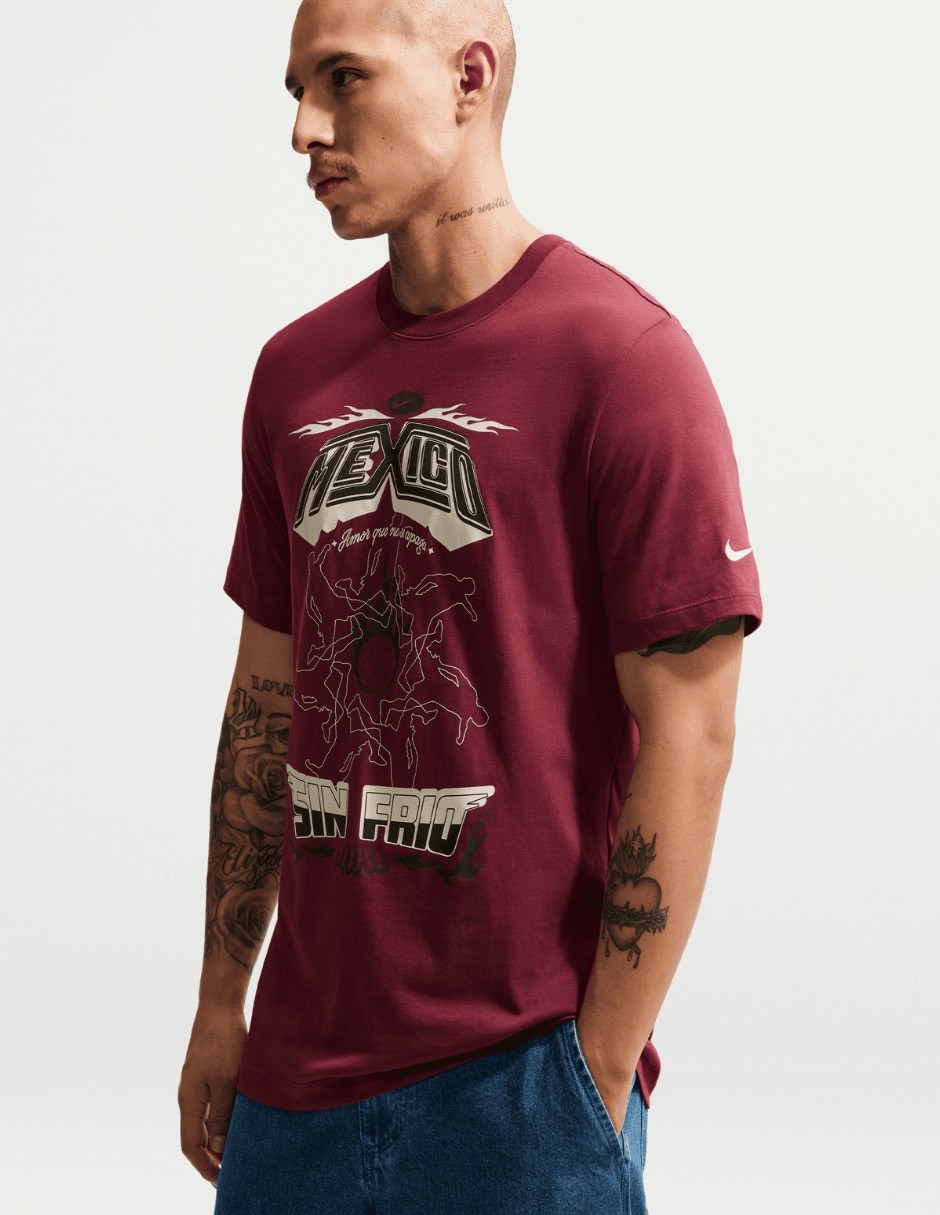 Playera deportiva m nsw tee ftbl mxco apla de hombre 4