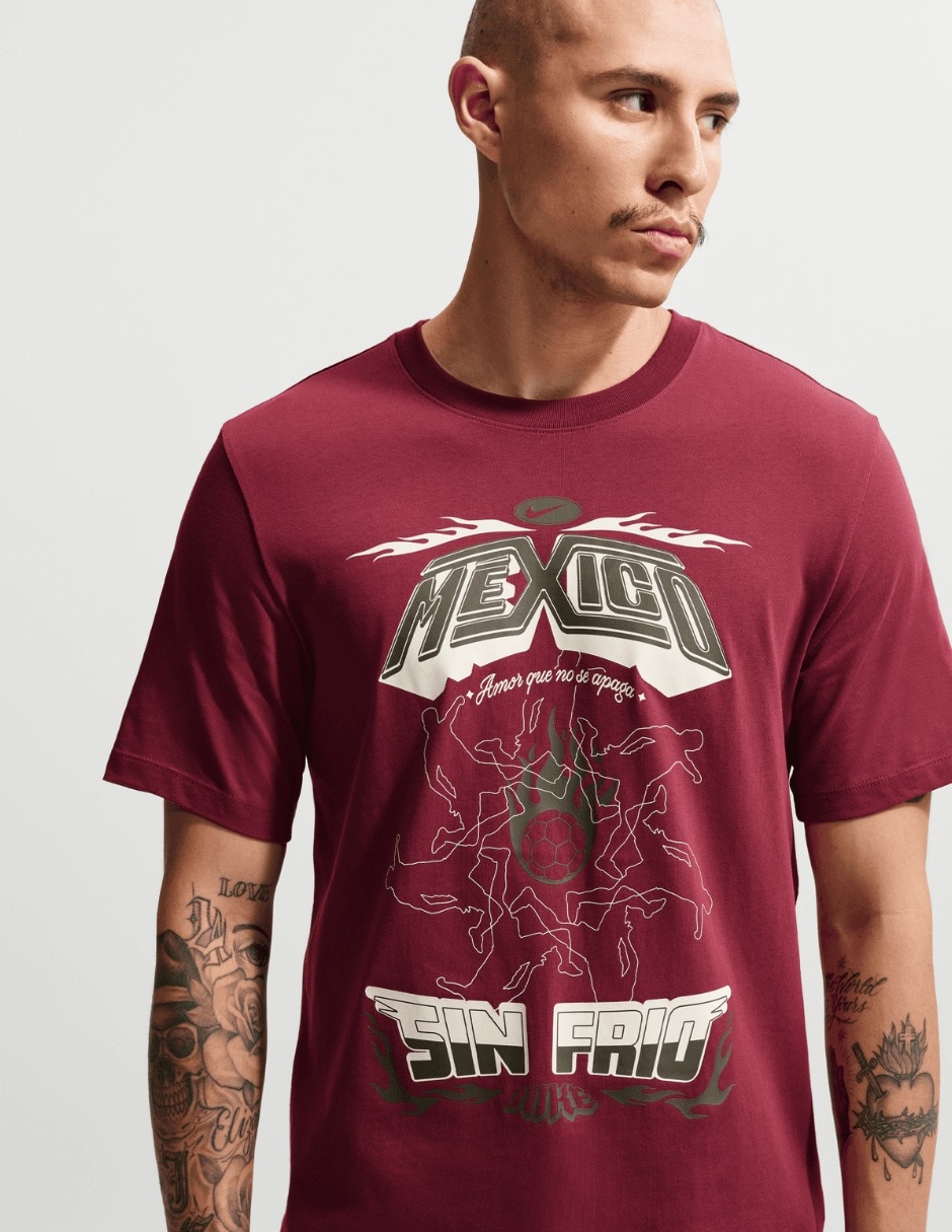 Playera deportiva m nsw tee ftbl mxco apla de hombre 5