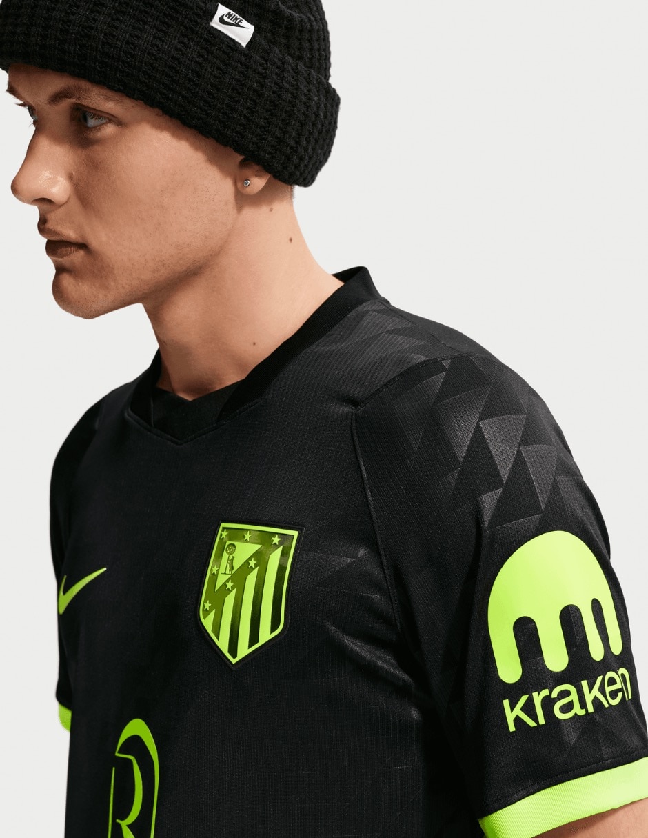 Jersey de club atlético de madrid entrenamiento de manga corta nike para hombre