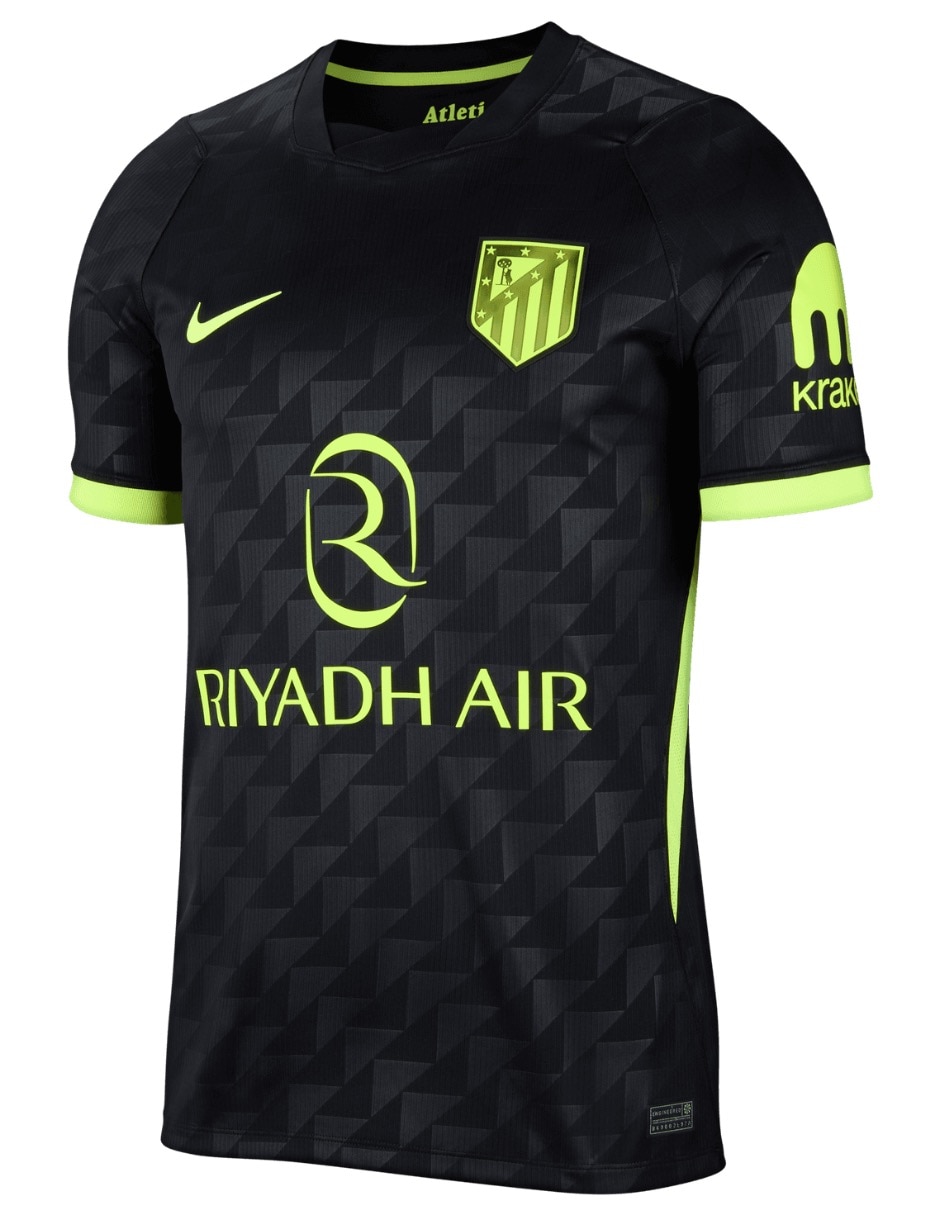 Jersey de club atlético de madrid entrenamiento de manga corta nike para hombre