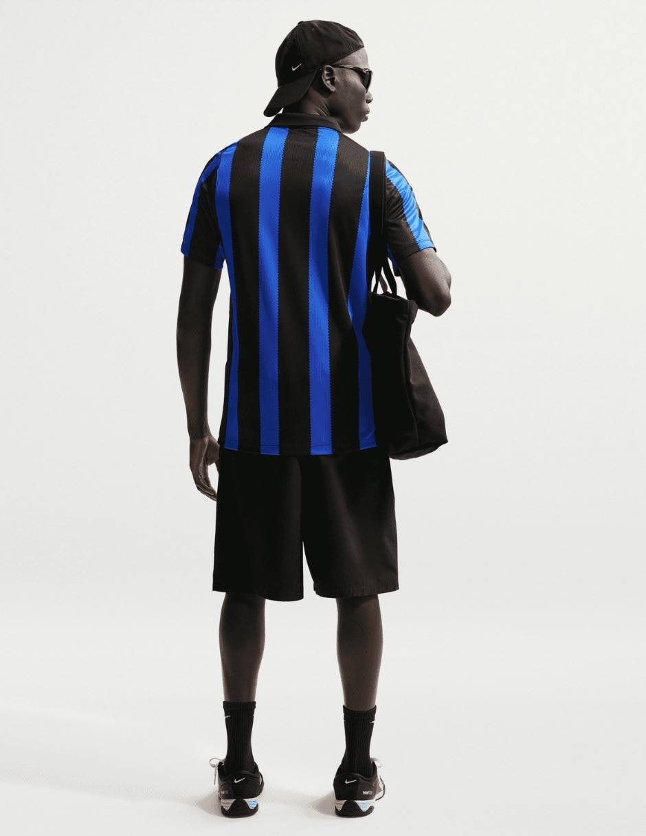 Jersey de inter milan entrenamiento de manga corta nike para hombre