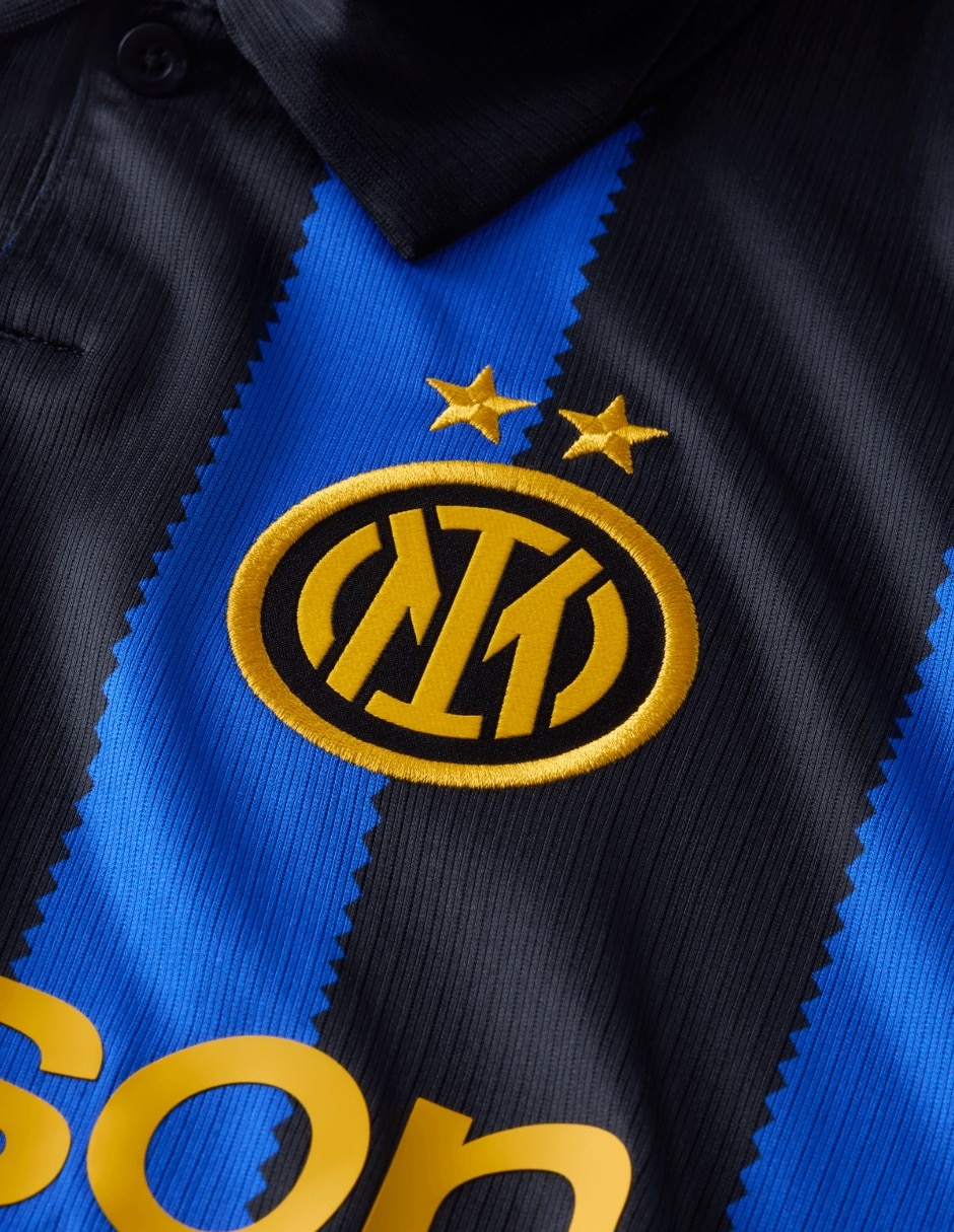 Jersey de inter milan entrenamiento de manga corta nike para hombre