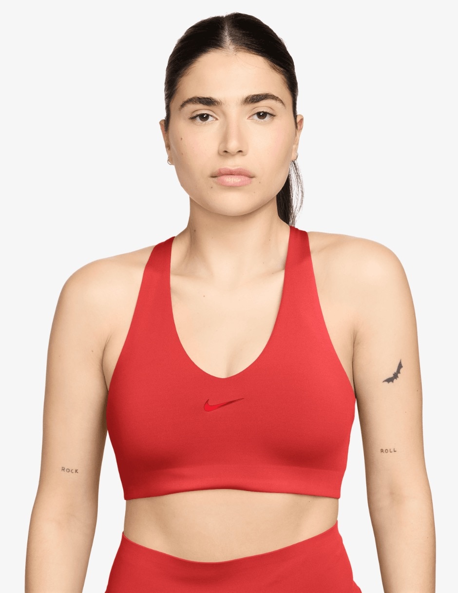 Top deportivo Nike W Nk Df Unvrsa Ms Bra para entrenamiento mujer
