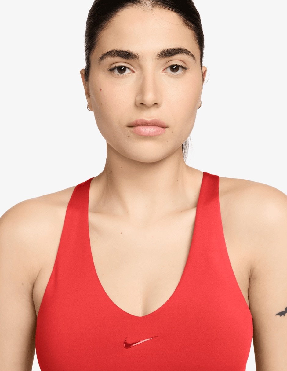 Top deportivo Nike W Nk Df Unvrsa Ms Bra para entrenamiento mujer