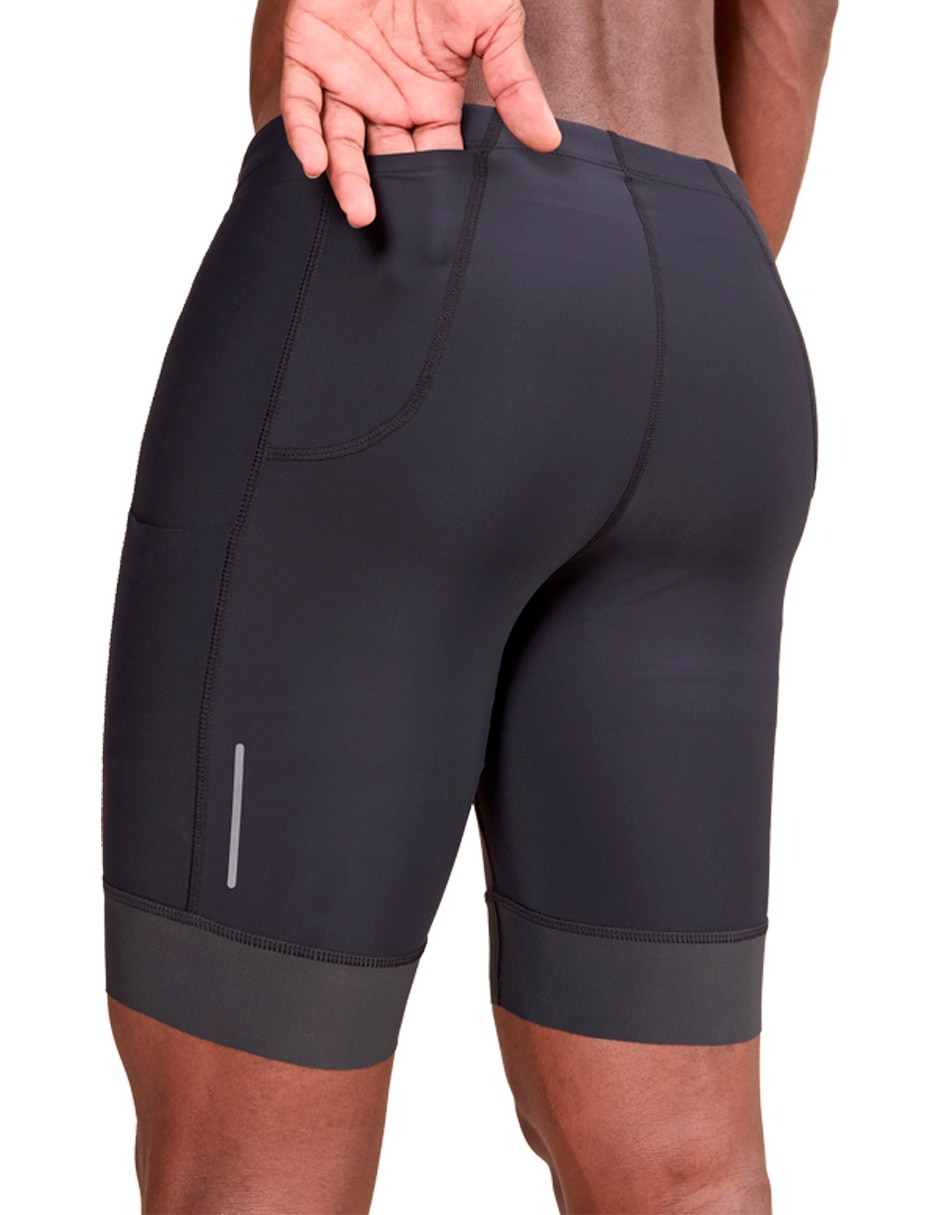 Short biker Live con bolsillos multidisciplina hombre