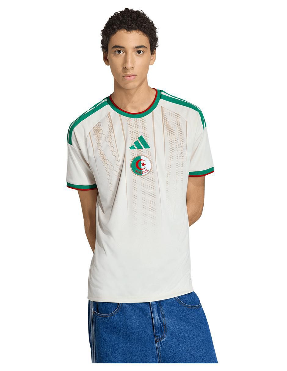 Playera deportiva para fútbol Selección de fútbol de Argelia de hombre Playera deportiva para fútbol Selección de fútbol de Argelia de hombre